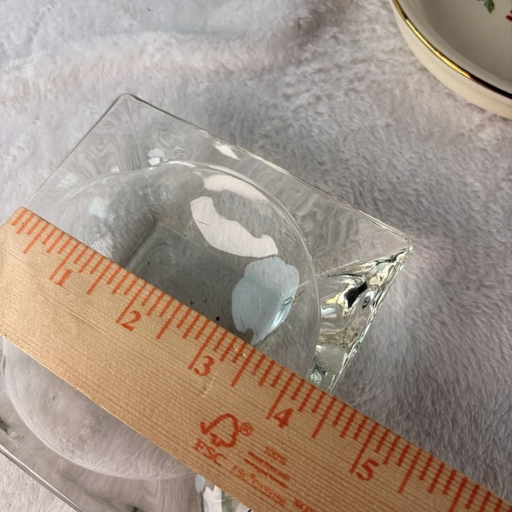 Vintage Ashtray Lot 2 Mid Century Modern Hyalyn Ceramic 118 Anchor Hocking Glass
